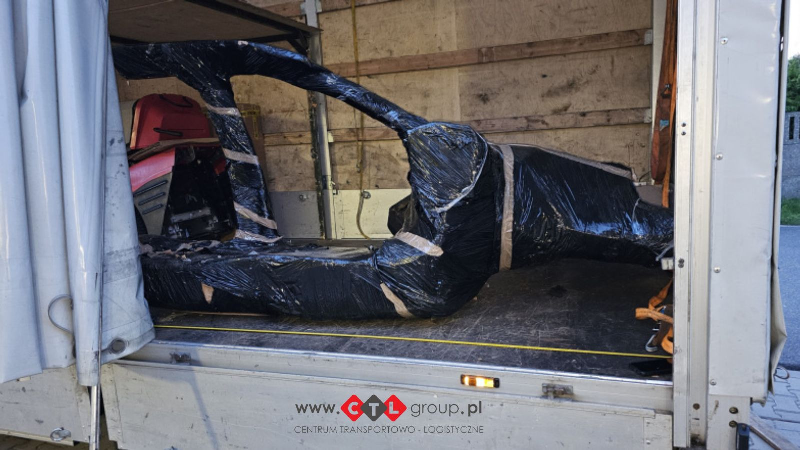 Zabezpieczenie ćwiartki do transportu — przykład 2